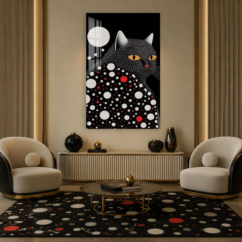 Dotted Midnight Cat lifestyle view