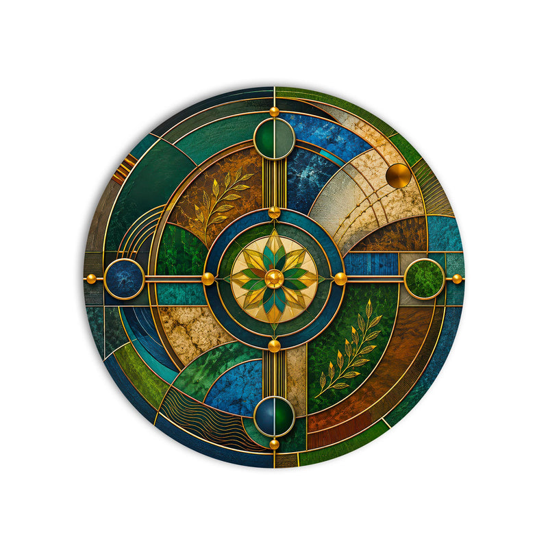 Emerald Celestial Mosaic product shot on white background