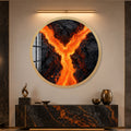Molten Lava Flow with gold frame