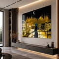Artronauts Glass Print Venice Under Moonlight Glass Wall Art