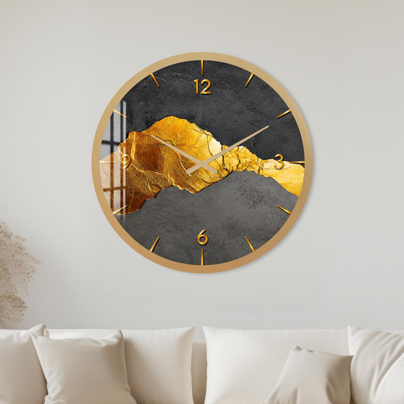 Gilded Stone with gold frame