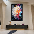 Midnight Peony with black frame