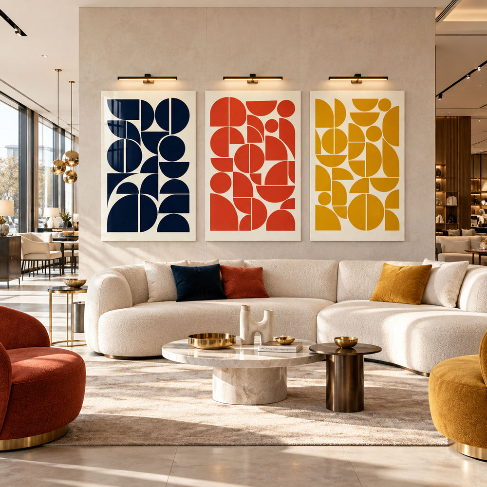 Retro Shapes lifestyle view