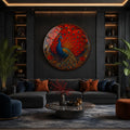 Crimson Peacock Fan lifestyle view