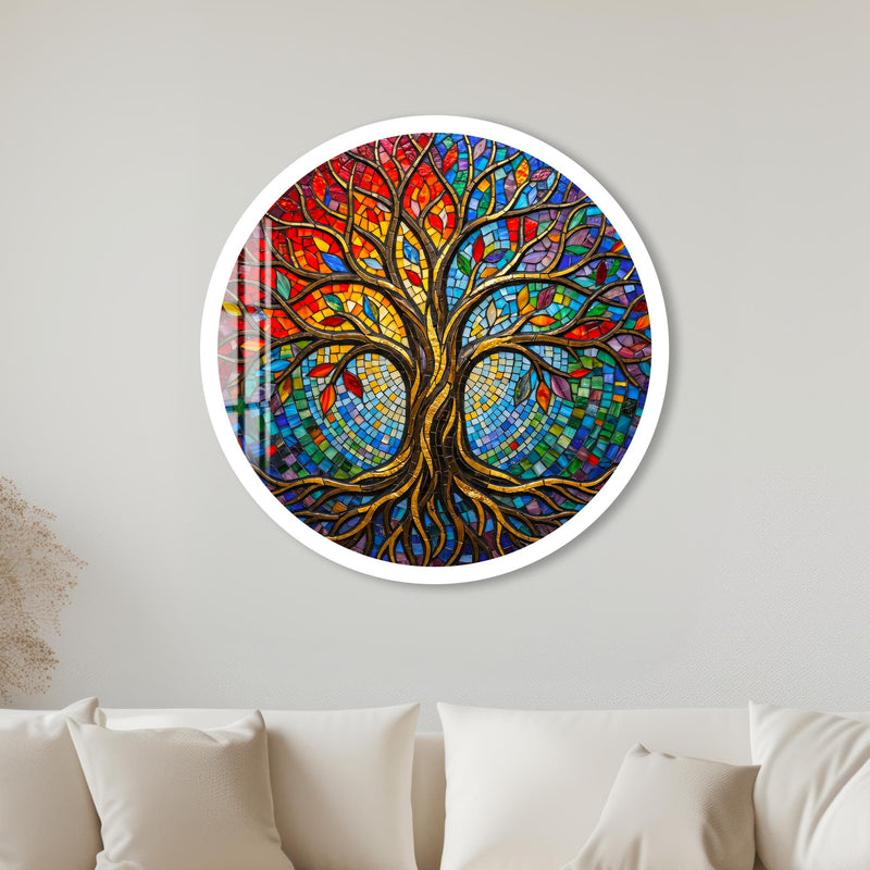 Celestial Tree Of Life with white frame