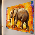 Artronauts Glass Print Sunset Elephant Glass Wall Art