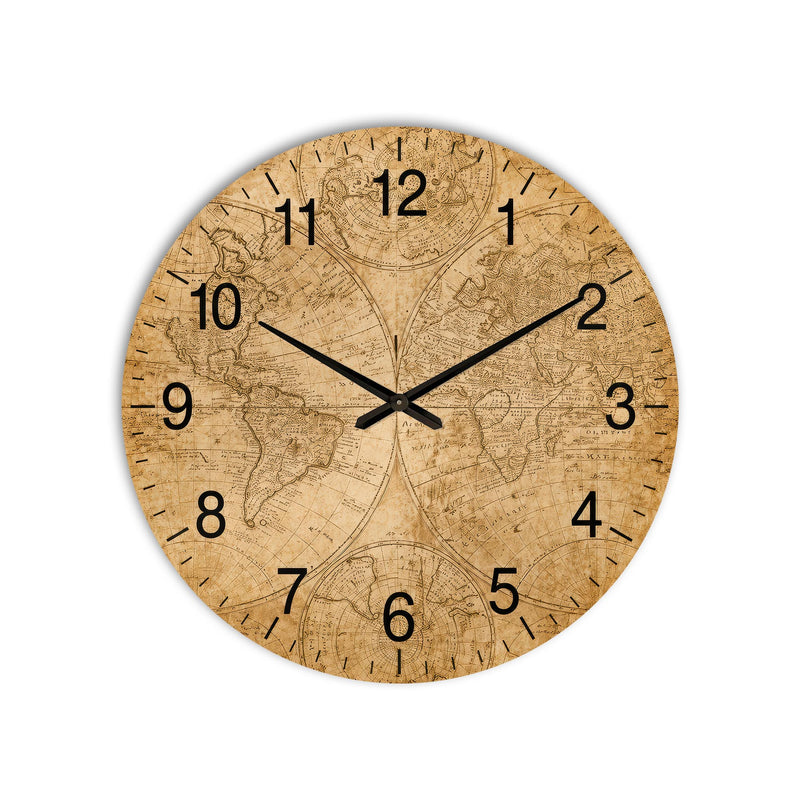 Vintage World Map lifestyle view