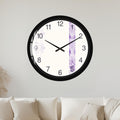 Purple Pattern Stripe with black frame