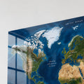 Satellite World Map lifestyle view