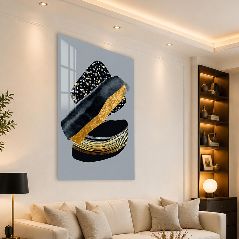 Golden Layered Forms angled lifestyle view