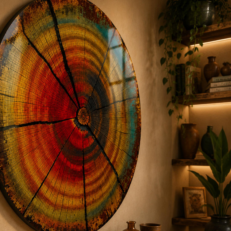 Sunlit Timber Rings lifestyle view