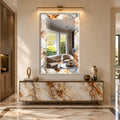 Amber Marble Mosaic with white frame