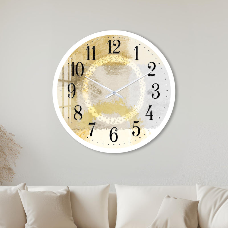 Golden Abstract with white frame