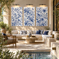 Blue Botanical II lifestyle view
