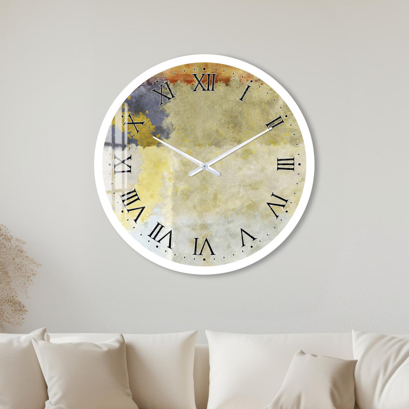 Antique Roman Numerals with white frame