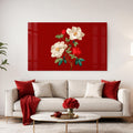 Crimson Floral Elegance lifestyle view