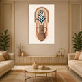 Artronauts Glass Print Terracotta Botanical Vessel Glass Wall Art
