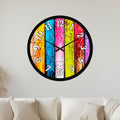 Rainbow Timber with black frame