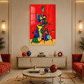 Crimson Abstract Muse lifestyle view