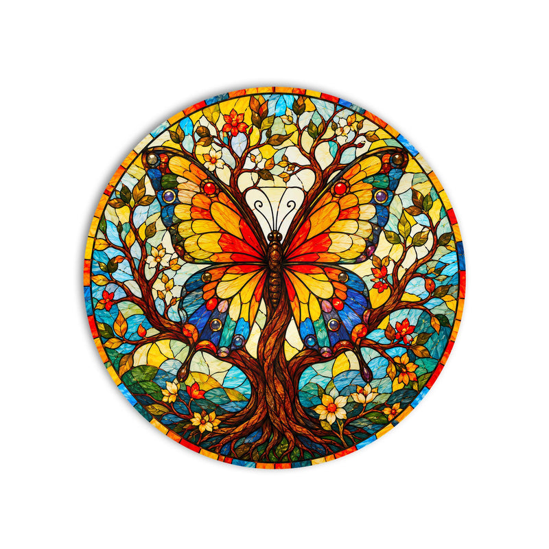 Butterfly Tree Mosaic product shot on white background