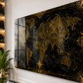 Gilded World Map lifestyle view
