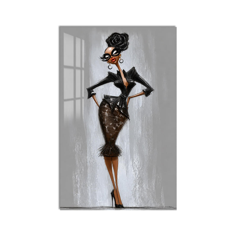 Black Rose Fashionista product shot on white background