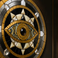 Art Deco Metallic Evil Eye lifestyle view