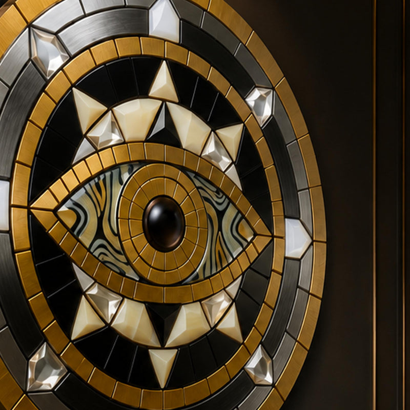 Art Deco Metallic Evil Eye lifestyle view