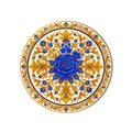 Royal Blue Rose product shot on white background