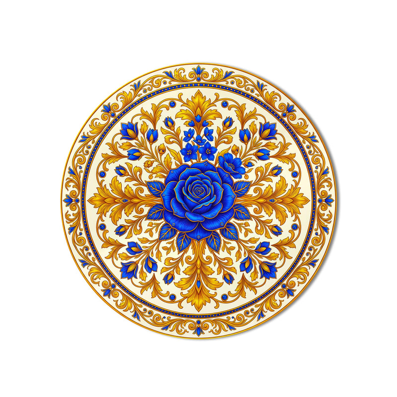 Royal Blue Rose product shot on white background