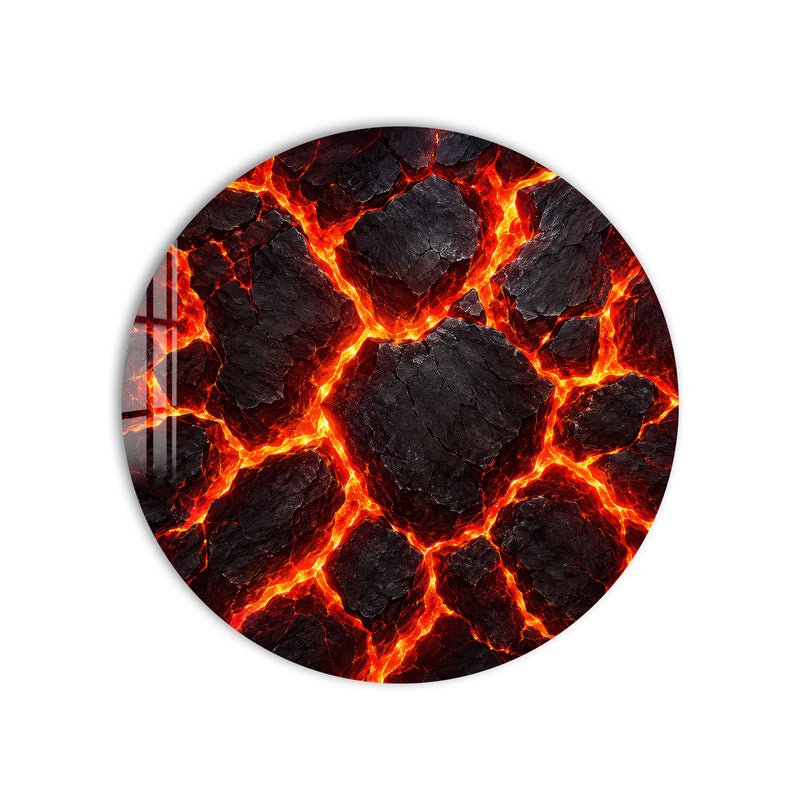 Molten Lava Cracks product shot on white background