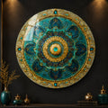 Turquoise Gilded Mandala lifestyle view