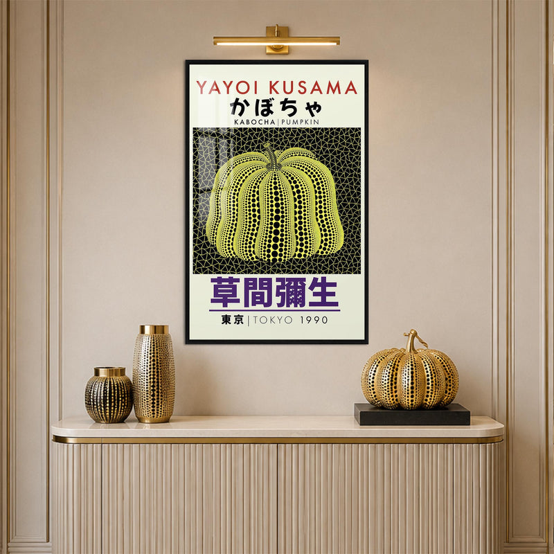 Dotted Kabocha Pumpkin with black frame