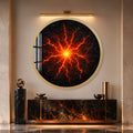 Molten Earth with gold frame