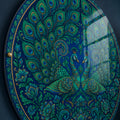 Peacock Pair Heart Medallion lifestyle view