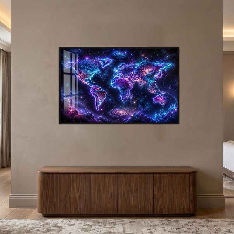 Cosmic World Map lifestyle view