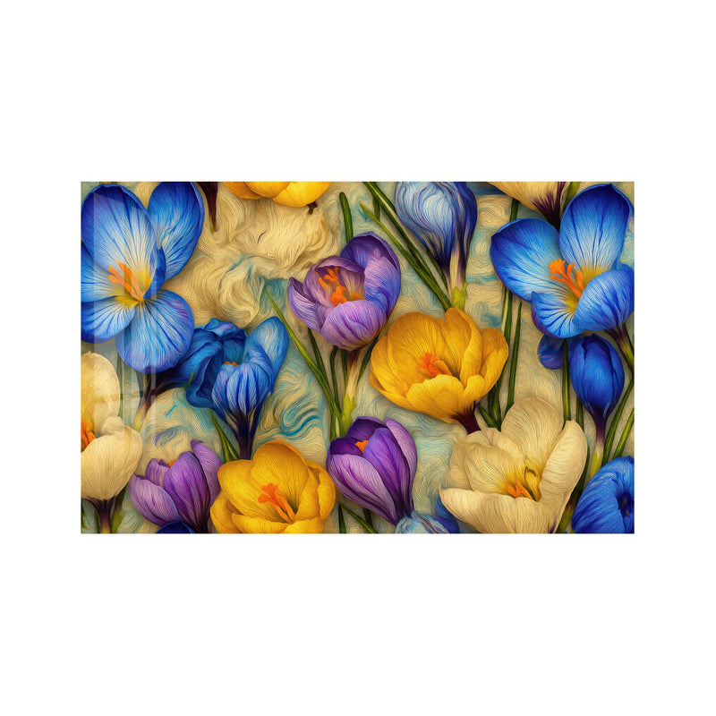 Vibrant Crocus Garden product shot on white background