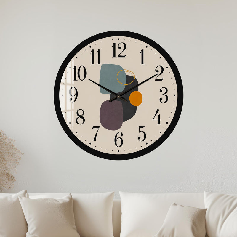 Modern Pebble Forms with black frame