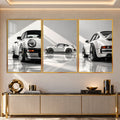 Classic Porsche with gold frame