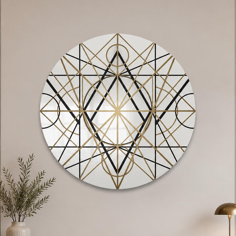 Sacred Geometry Star Line Art lifestyle view