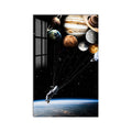 Artronauts Glass Print Planetary Flight Glass Wall Art