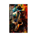 Saxophone In Colour product shot on white background