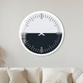 Monochrome Split Face with white frame
