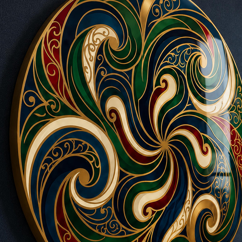 Jewel Tone Spiral Pinwheel lifestyle view