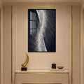 Silver Light Cascade with black frame