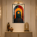 Retro Geometric Archway with black frame