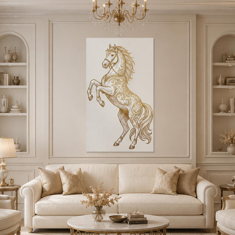 Ornate Golden Stallion lifestyle view