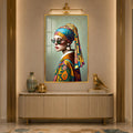 Bohemian Muse with gold frame