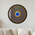 Royal Blue Guardian Eye with gold frame