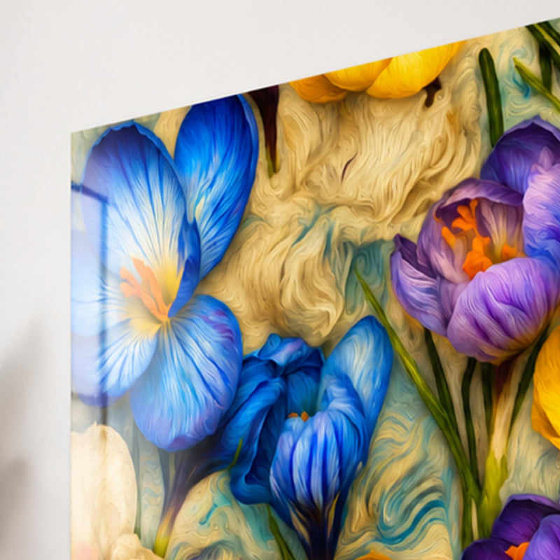 Vibrant Crocus Garden lifestyle view